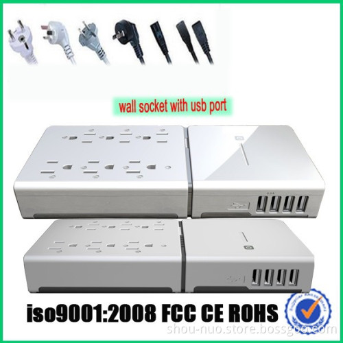 Power strip with multi usb port,for tablet mobile power strip with multi port,for macbook pro multi port wall socket